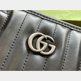 High Quality Gucci Replica 681483 Black Small GG Marmont Tote Bag