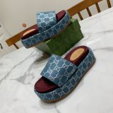 Canvas Slippers Replica Gucci Best High Quality Shoes