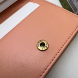 Gucci AAA+ 466492 Leather GG Marmont Card Case Knockoff Wallet