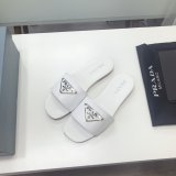 Replica Prada Logo cutout White And Black Calfskin leather sandals