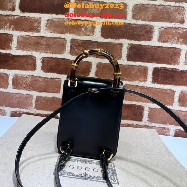 Wholesale Replica Gucci Bamboo Crossbody 702106 Bag Outlet