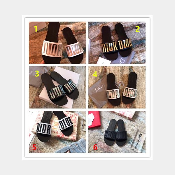 Wholesale Luxury DIOR FALT SLIPPER Top Quality