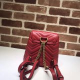 Gucii GG Marmont Quilted Backpack in 528129 Bag