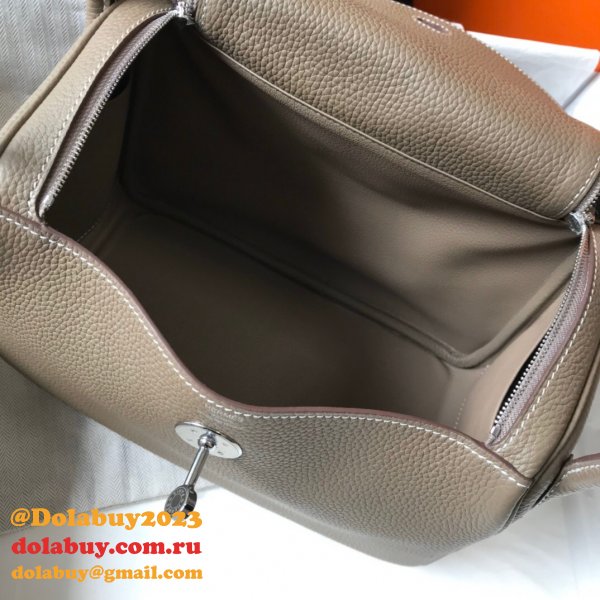 Replica Grey Hermes Lindy 26cm Bags Sale Outlet Online