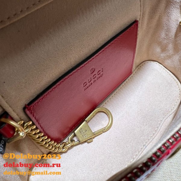 Designer Fake Gucci GG Marmont mini Best Replica 699515 Bag Store