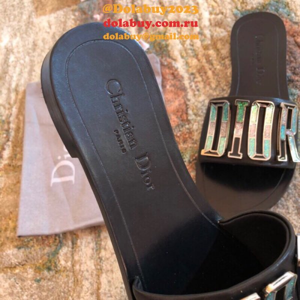 Wholesale Luxury DIOR FALT SLIPPER Top Quality