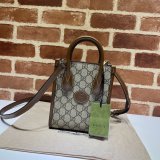 Shop Now Gucci Replica Mini tote bag with Interlocking G 671623 GG Supreme