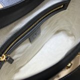 Top Quality 675788 Replicas Small GG shoulder black/white bag