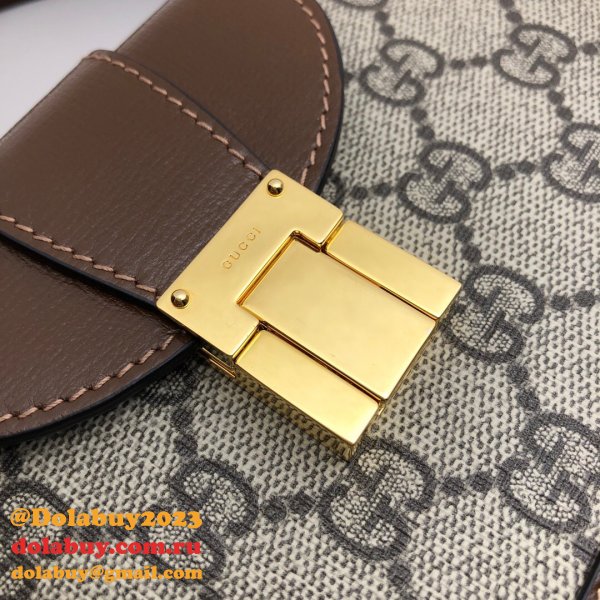 Gucci Replica 614368 GG mini bag with clasp closure