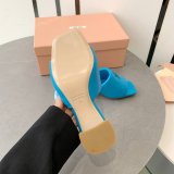 Miu Miu Replica Bread Slippers Heel Sandals Shoes