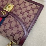 Fake Gucci Designer 651055 Ophidia small top handle bag with Web