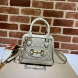 Gucci Fake Luxury Goods 677212 Horsebit Top Handle Bag