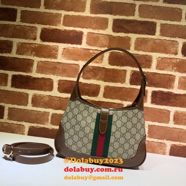 Gucci Replica UK Jackie 1961 Small Hobo Bag 636706 GG Supreme Canvas