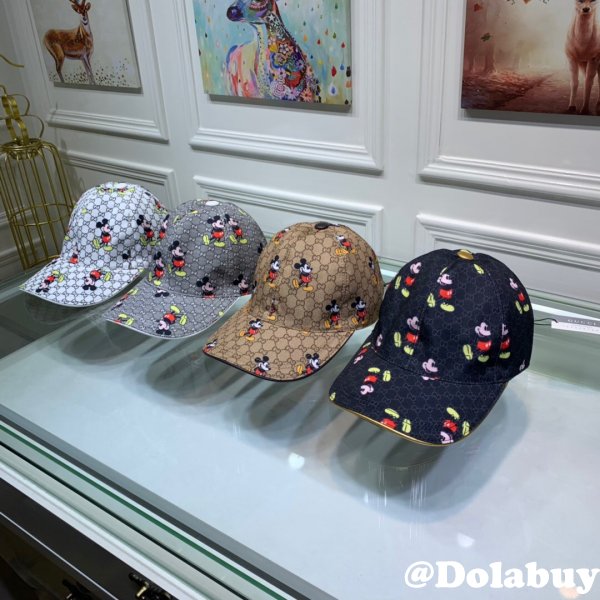 Top Quality Gucci Mickey mouse Hats