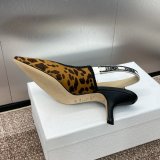 Luxury DiOR J'Adior Slingback Pump Leopard Shoes