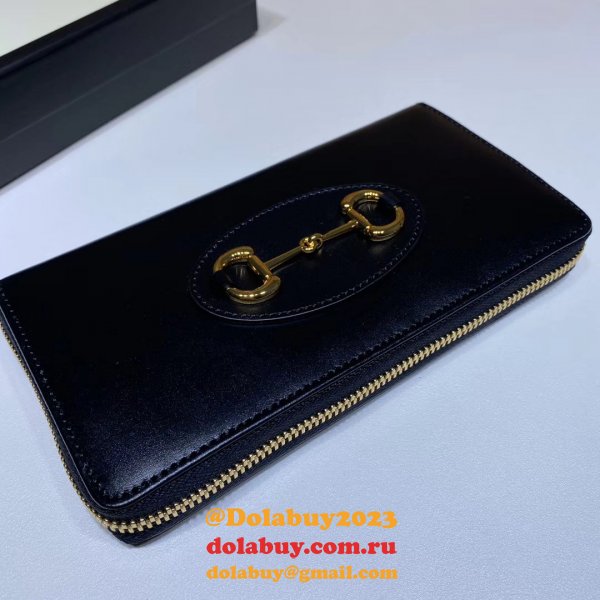 High Quality Gucci Replica 1955 Horsebit zip around 621889 wallet