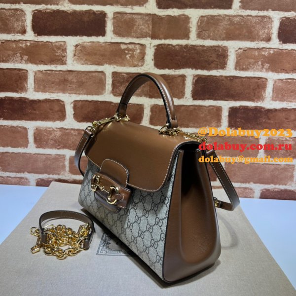 Replicas Gucci High-end Horsebit 1955 Top Handle 702049 Bags