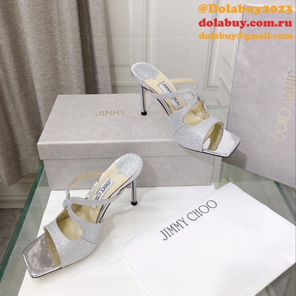 Heel: 8.5 cm Anise 75 Designer Sandals Jimmy Choo Shoes