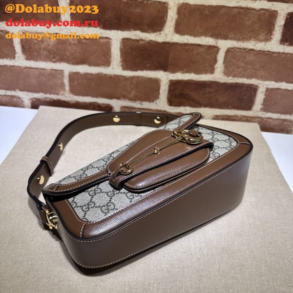 Top Quality 764155 Horsebit Shoulder 1955 Gucci Inspired Bag