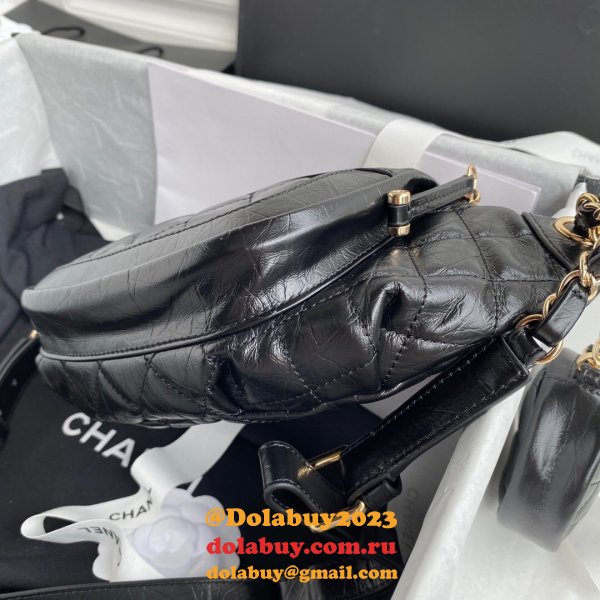 Buy Online CC AAA+ Calfskin Waist AS1077 Black Bag