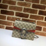 Gucci Replica Dionysus GG Supreme mini 421970 Red Fake bag