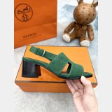 Eternite Slingback Sandals Luxury Hermes Replicas Shoes