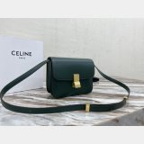 Celine Cheap Teen Classic Box ArmyGreen shoulder bag