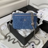 Vanity Replica 1:1 Mirror Chain Fashion AP3204 Blue Bag