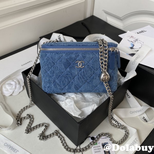 Vanity Replica 1:1 Mirror Chain Fashion AP3204 Blue Bag