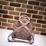 AAA+ Gucci Replica 476671 GG Marmont quilted leather backpack