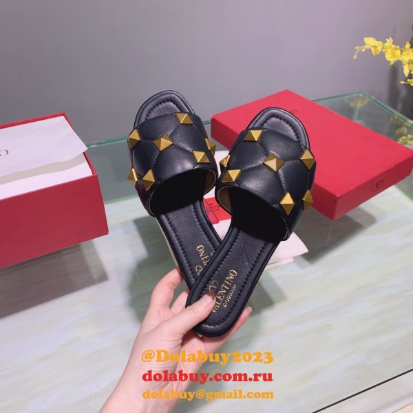 Top Quality Replica Factory Valentino Rivet slippers