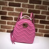 AAA+ Gucci Replica 476671 GG Marmont quilted leather backpack