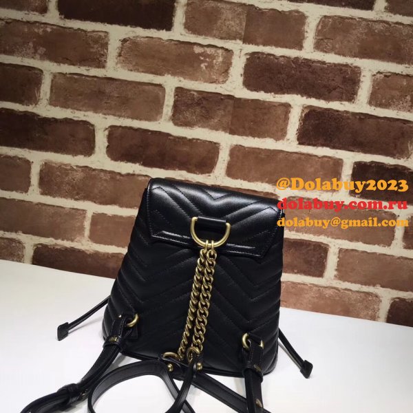 Gucii GG Marmont Quilted Backpack in 528129 Bag