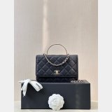 Top Quality Replica Clutch AP4853 Chain Black Handle Bag