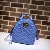 AAA+ Gucci Replica 476671 GG Marmont quilted leather backpack