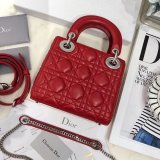 AAA+ Christian Lady Dior Handbags Online Purchase MINI 17CM