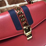 Replica Gucci Cheap 431665 Sylvie medium top handle bag