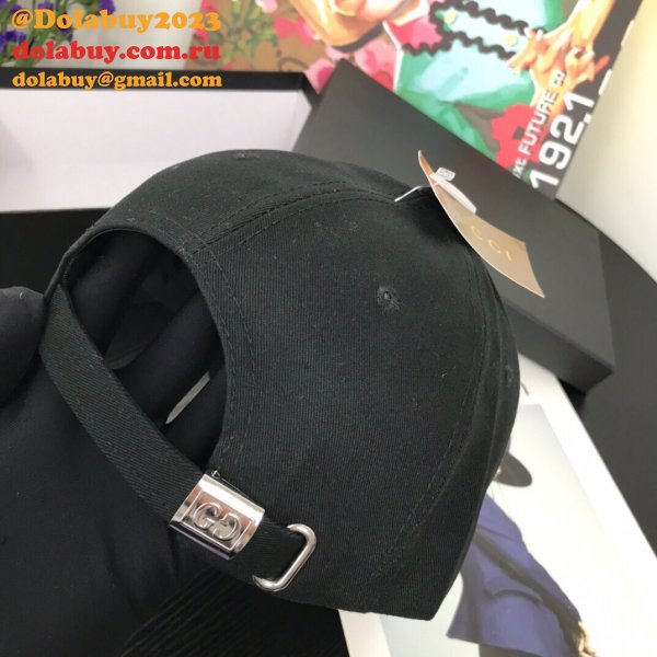 Best Gucci Court simple embroidery logo Baseball cap