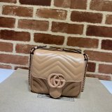 Perfect Gucci GG Marmont matelasse 739681 shoulder Fake bag