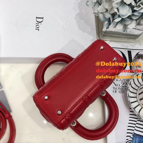 AAA+ Christian Lady Dior Handbags Online Purchase MINI 17CM