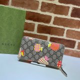 UK Gucci Best 663924 Les Pommes zip around wallet