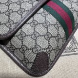 Ophidia GG Perfect Gucci 752597 Belt Ebony Supreme Replica Bag