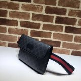 Gucci Top Quality 598113 GG Black belt bag