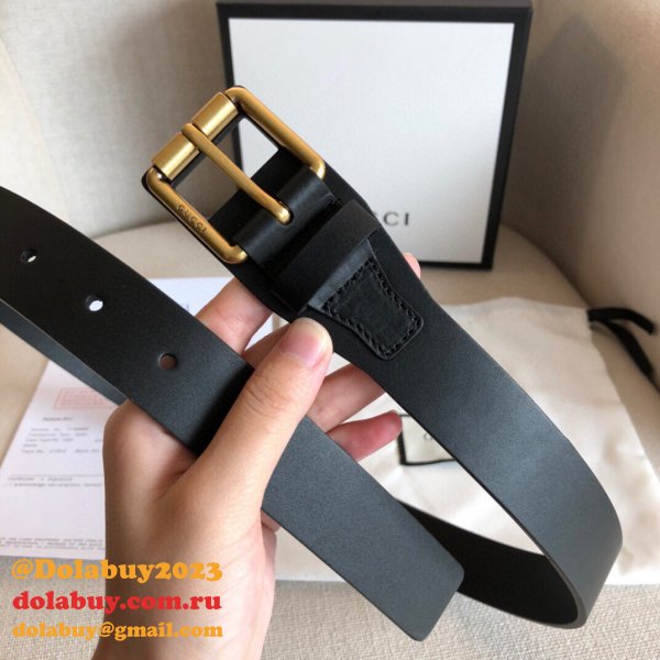 UK Gucci 30mm Replica Belt Black