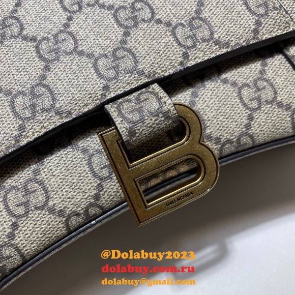 Gucci x Balenciaga Top Quality 658575 Replica Hourglass Small Top Handle Bag