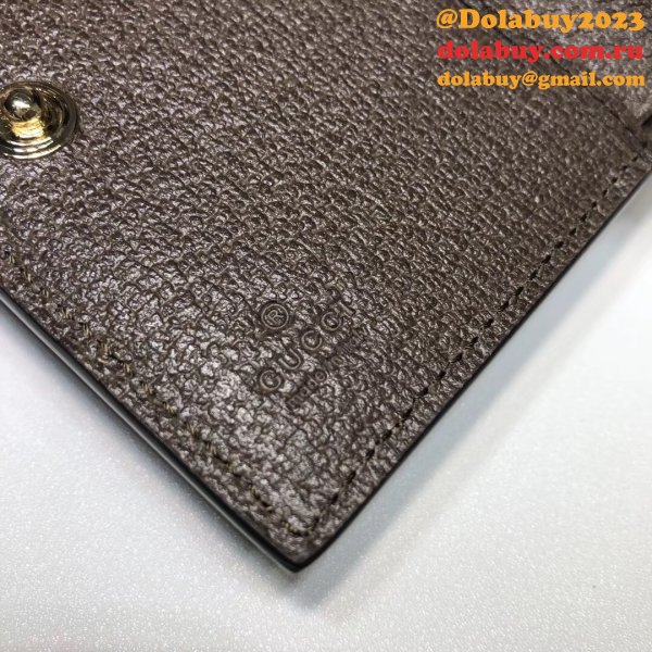 UK Gucci Replica Brown Ophidia GG 523174 wallet