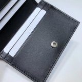 Fashion Gucci Replica Black Gucci Signature Card Case 522869 Wallet