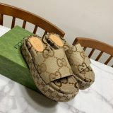 Canvas Slippers Replica Gucci Best High Quality Shoes