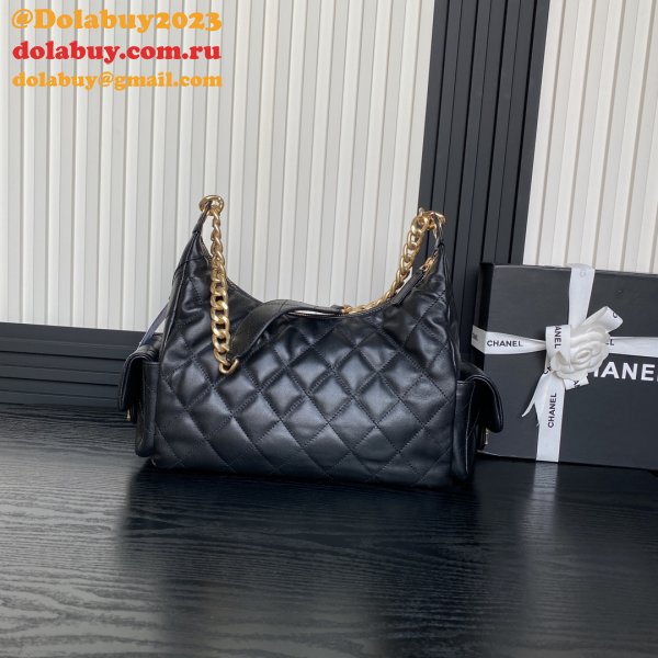 Replica Luxury AS5302 Maxi Hobo Shiny Bag