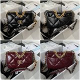 Luxury Flap Shiny Lambskin 19 AS1160 Replica Handbag 26CM